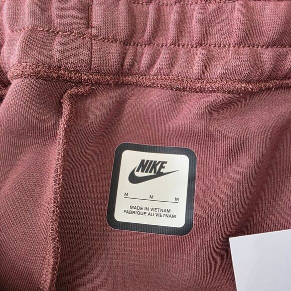 Nike Tech Fleece Mid-Rise Joggers Sportswear Women's Medium FB8330-605 Red Sepia - Picture 5 of 15